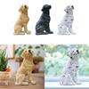 Dog Statue Animal Sculpture Resin Cute Creative Lawn Ornament Decorative
