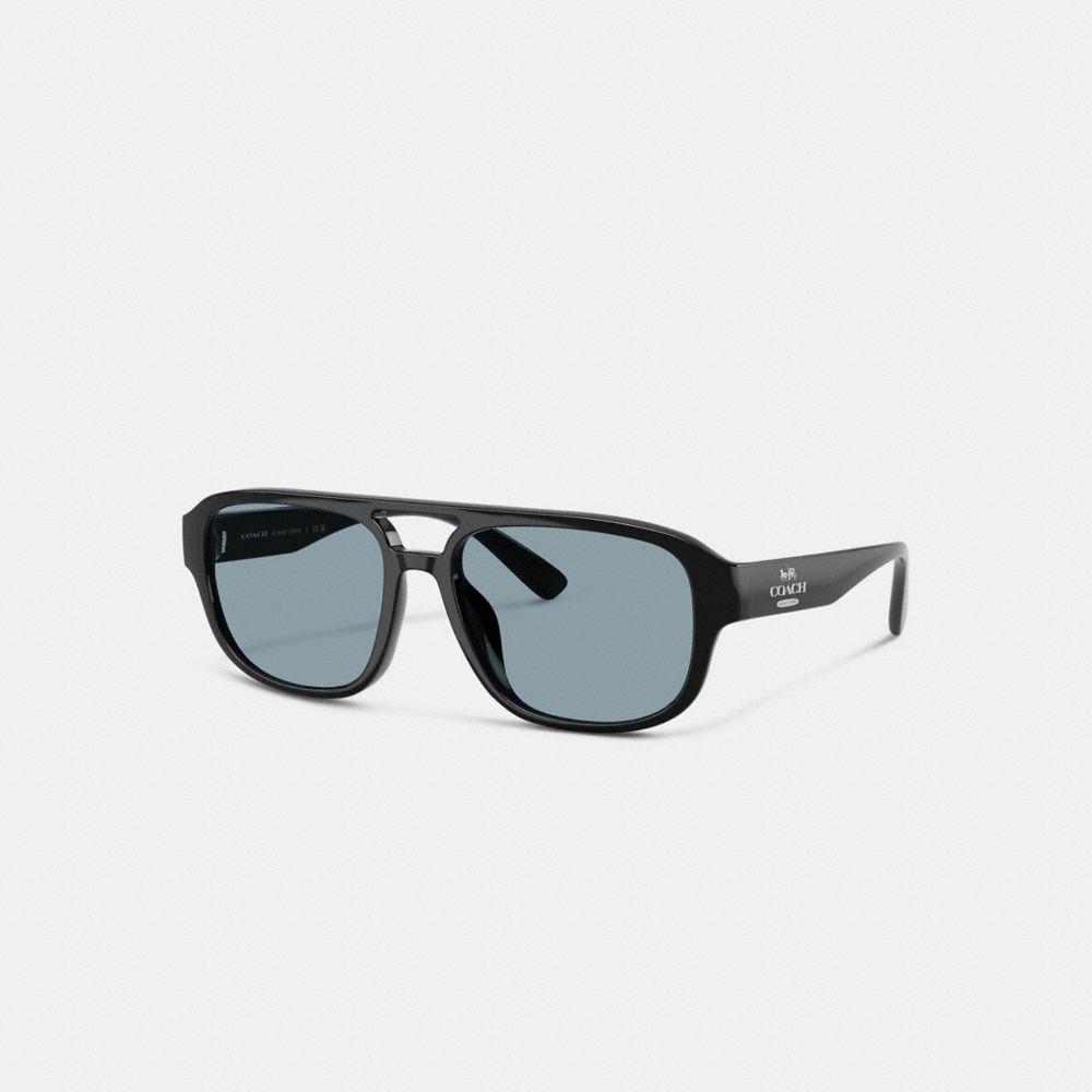 

Coach Pilot Sunglasses Cw424 Black