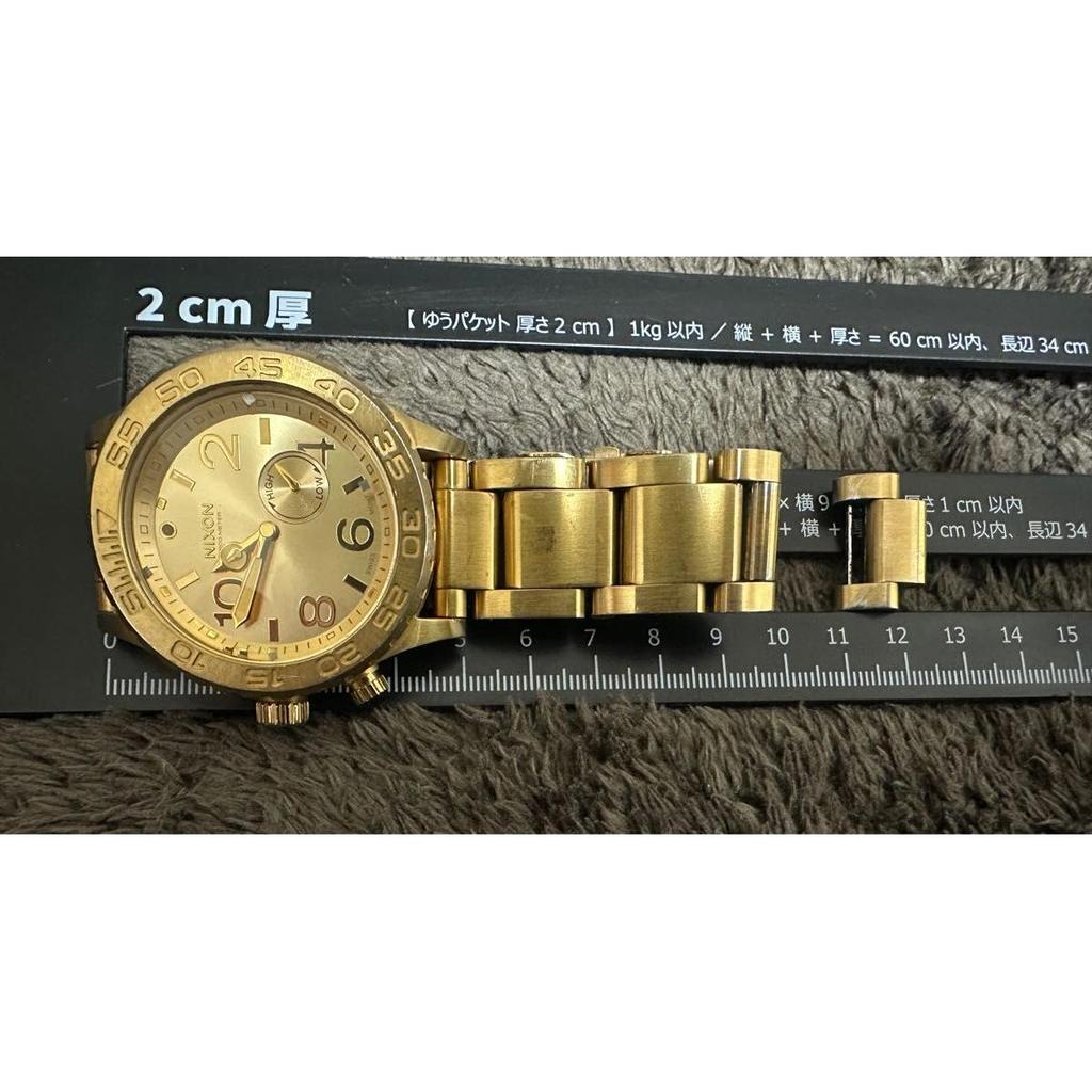 Used nixon minimize 42-20 Nixon 9k gold NIXON watch CHRONO Nixon chronograph