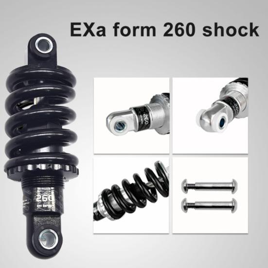 12.5/15CM Mountain Bike Spring Shock Absorber 550/850/1000/1500Lbs Adjustable Scooter Folding Bike Rear Suspension Shock Absorber