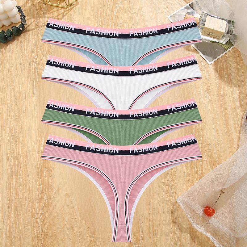 

FINETOO 4 шт./компл. женские бесшовные хлопковые трусы нижнее белье сексуальные трусики дышащее нижнее белье женское с низкой талией мягкое нижнее белье S-XL XL&Set