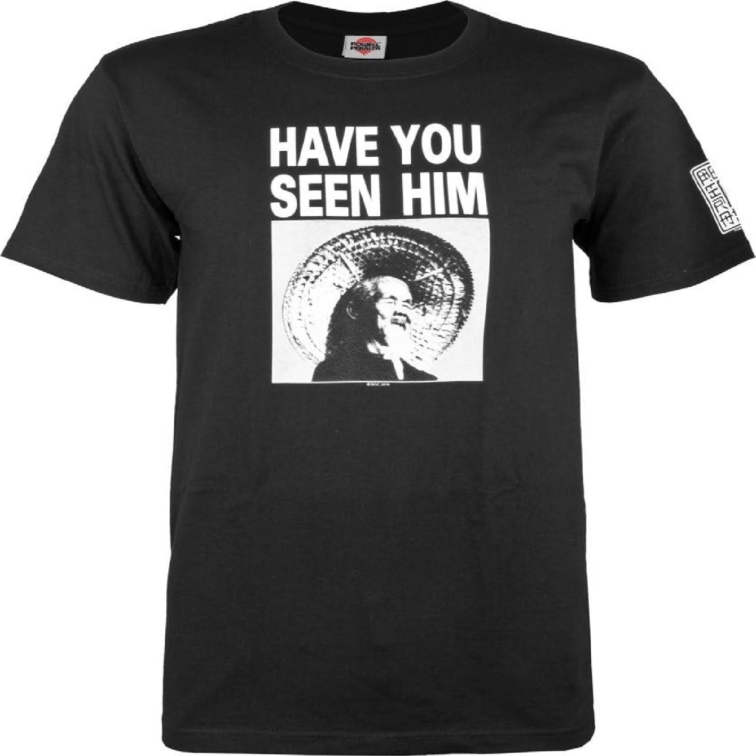 

Powell Peralta Animal Chin Have You Seen Him_ T-Shirt, Black, Medium XXXXXL чорний
