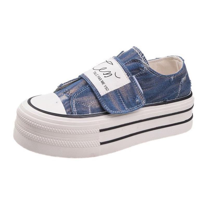 

Женская повседневная обувь, женские кроссовки на вулканизированной платформе для женщин, тенденции 2024 года, удобная, роскошная, парусиновая, модная обувь для отдыха на открытом воздухе 38 темно-синий