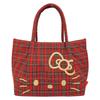 Sanrio Hello Kitty Tragetasche ROOTOTE Sanrio (Rotes Karomuster)