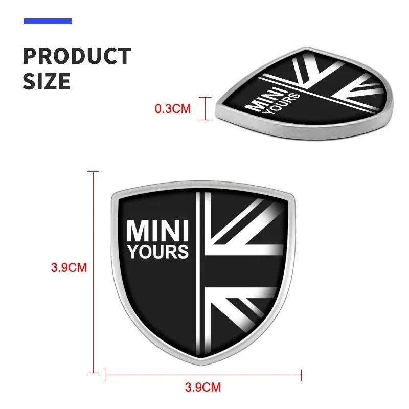 3D Metal Car Side Fender Car Body Sticker Shield Emblem Logo For BMW MINI WORKS One Cooper JCW R60 R59 R58 R57 R56 R55 F55