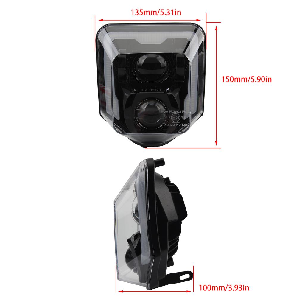 For Husqvarna TE Motorcycle LED Headlight Lamp Core FE FC TC TX 125-500 701 Supermoto Dirt Bike Motocross Head Light Enduro