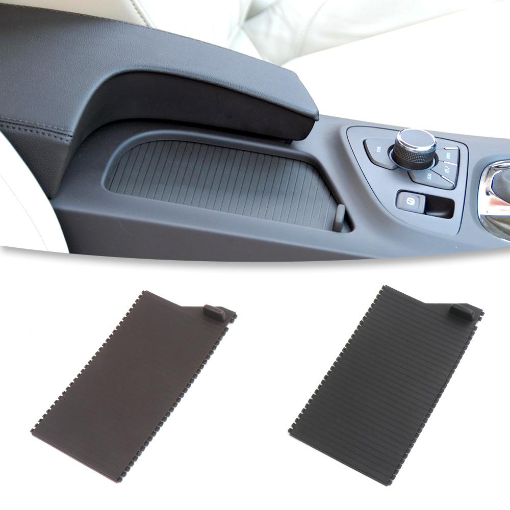 For Buick Regal Center Console Water Cup Holder Slide Roller Blind Cover Curtain Accessories 2009-2015 22743354 Black Coffee