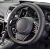BONFORM Phiten Leather Aqua Titanium Steering Wheel Cover, Black, 6799-01BK