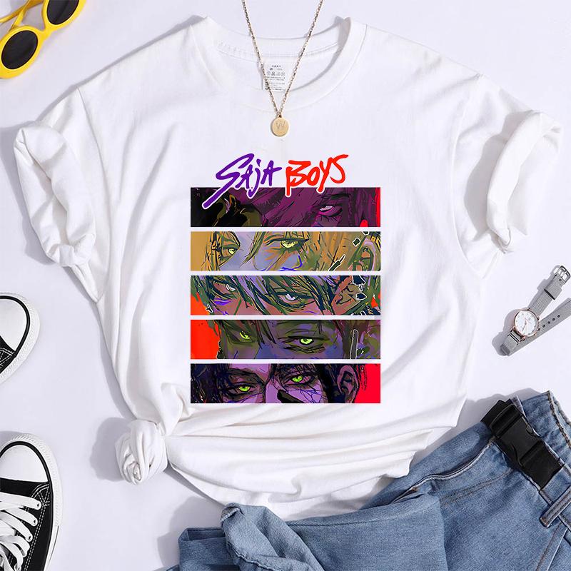 Hot K-Pop Demon Hunters Funny Summer T-Shirt Harajuku Saja Boys Derpy Tiger Print Fashion Short Sleeve Summer Casual T-Shirt Top