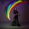 LED Dance Silk Veil Rectangle Veil Belly Dance Accessories Belly Dance Ball LED Light Silk Veils