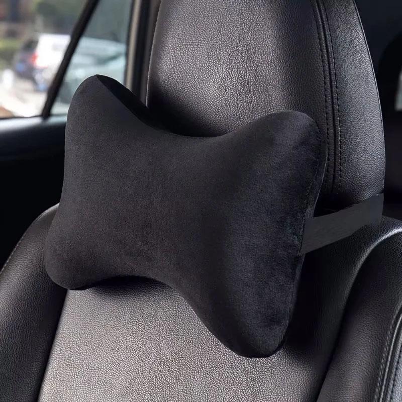 Car plush headrest,black neck pillow,driving companion,car accessories,for bmw M pegatina X1 X3 X4 X5 X6 X7 e46 e90 f20 e60 e39
