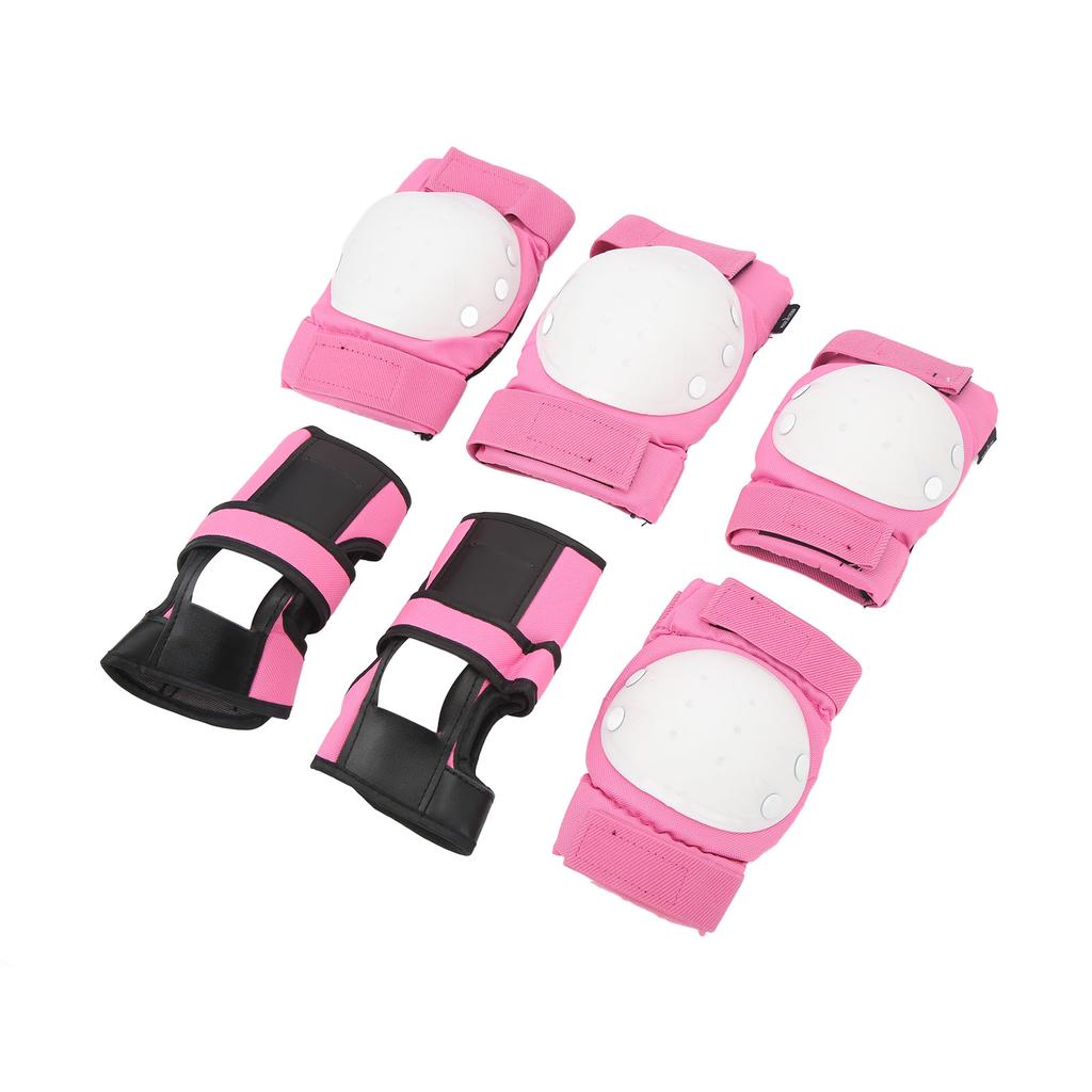 6pcs Knee Pads Protective Kit PP Sponge Oxford Cloth Elbow Palm Pad for Skating Cycling