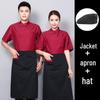 Set uniforme da chef: Opzioni a manica lunga e corta per Autunno/Inverno, Ideali per le cucine di Hotel e Ristoranti.