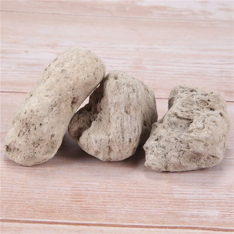 2025 Trend 3Pcs Floating Real Rocks Aquarium Water Plant Fish Tank Aquatic Landscape Models