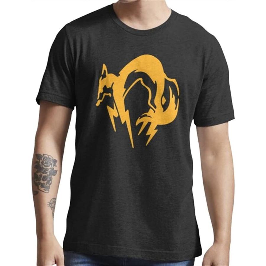 Metal Gear Solid - Fox Essential Black Classic Short Sleeve Unisex T-Shirt Gift S-4XL S