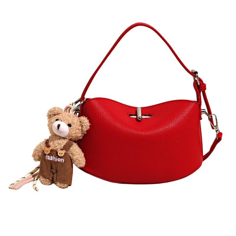 Pu Material Crossbody Bag For Women With Zipper Closure And Cell Phone Pocket For Daily Use