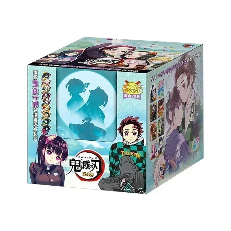 Demon Slayer Card Infinite Castle Deluxe Edition Tanjirou Nezuko Kanroji Limited Anime Collection Cards Toys Gifts