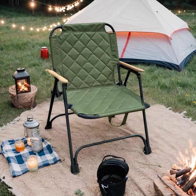 OIMG Outdoor Padded Folding Kermit Camping Chair