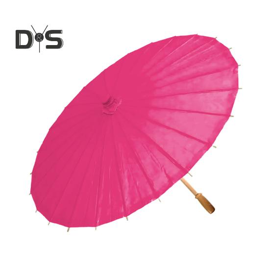 20/30/40/60/85CM Colorful Paper Umbrella Chinese Style DIY Crafts Decorative Oil-paper Painting Umbrella Bamboo Handle Oriental Parasol Party Favors