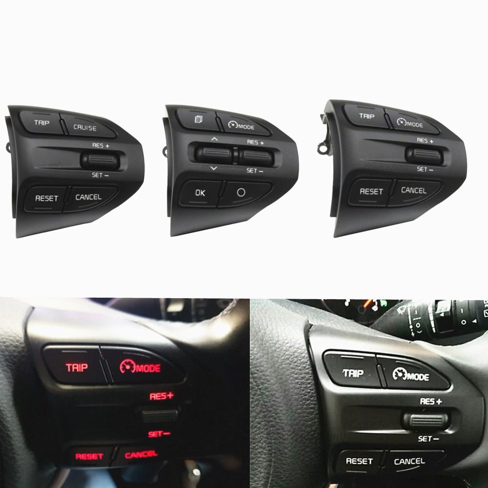 For Rio X-line Kia Morning Car Accessories Steering Wheel Button Morning Bluetooth Phone Cruise Control Volume 96720-G6010-A