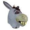 Shrek Donkey Latexová maska ​​Halloween Party Dospělý Novinka Cosplay příslušenství