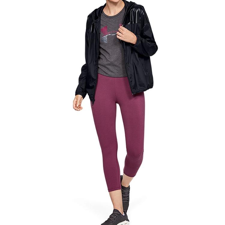 (WMNS) Under Armour Unstoppable Woven Full Zip Jacket 'Black' Women's 1349321-001