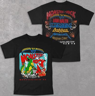 Vintage 80er Monster of Rock T-Shirt, Monster of Rock Tour Konzert T-Shirt