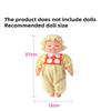 1Pcs Durable Interactive Dolls Pram Stable Baby Stroller With T-Shaped Belt Baby Doll Stroller Toy Pretend Play Doll Accessories