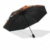 1pc Resident Evil Automatic Opening/Closing Umbrella with Convenient Three-Fold Design, 8 Iron Ribs - for Outdoor Daily Use, Travel A13