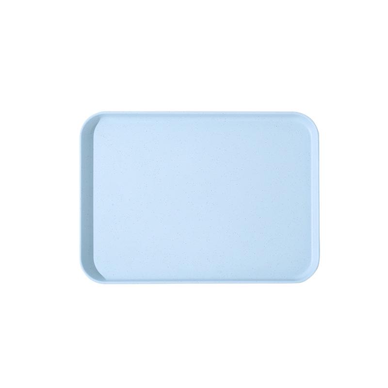 Children's Rectangular Plastic Puzzle Plate for Catering and Fast Food
