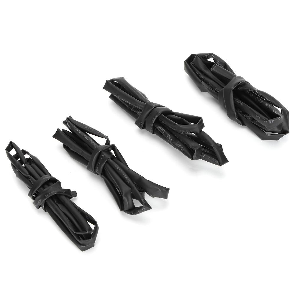 4 PCS 3/ 4/ 5/ 6mm Combination Heat Shrink Tubing Kit 1 Meter Electrical Wire Wrap  Cable Bundling