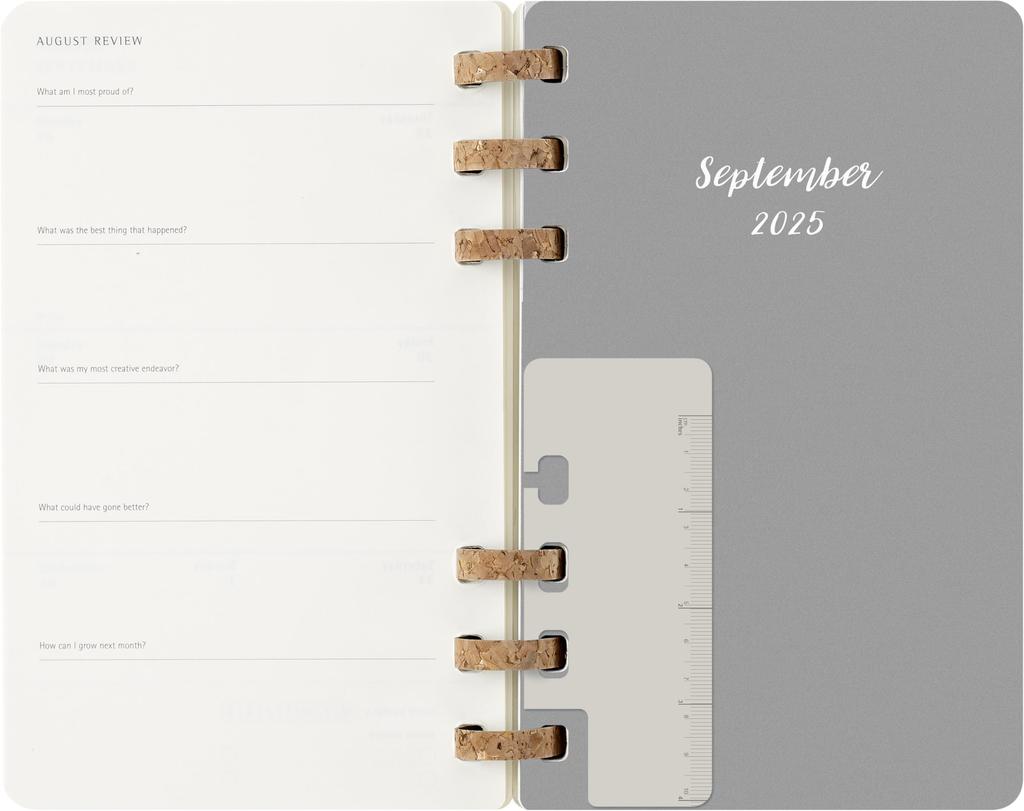 Moleskine 2026 Planner, 12-Month Spiral Diary, Large Size (13cm X 21cm), Soft Cover, Black, DSSPB12AMWH3Y26, Starting In January