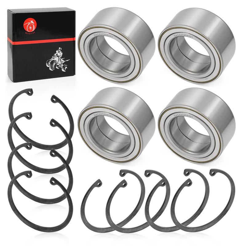 Front Rear Wheel Bearings 44x72x33mm & Ring Clip For Polaris RZR 900 1000 Turbo RS1 XP S 4 All Models 2011-2020