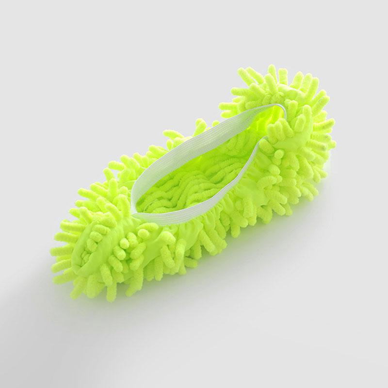 

2 шт. Моющиеся тапочки для ленивых, Нескользящие, Бесшумная обувь для уборки деревянного пола, Практичные аксессуары для домашней уборки