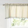 Linen cotton fringed lace short curtain Japanese style small short curtain Cabinet curtain Partition curtain Dustproof semi-blackout curtain