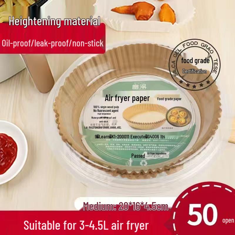 Nepromokavý silikonový papír do fritézy, podložka na pečení