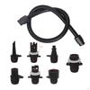 Hose with Adapter Set Corrugated Pump Kit MultiPart