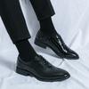 Men's Shoes Large Size New Leather Shoes Fashion British Style Casual Leather Shoes Trend Business Dress Shoes
