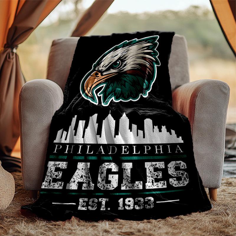 Philadelphia Flannel Blanket Soft Warm All-Season Throw, Design for Camping, Car Travel, Hiking Sofa, Bed, Office Perfect Gift for Parties