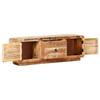 TV Stand 120x30x40 Cm Rough Mango Wood