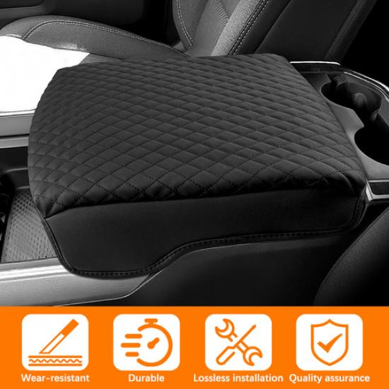 Fit For 2018-2024 Dodge RAM 1500 Center Armrest Console Lid Leather Cover New