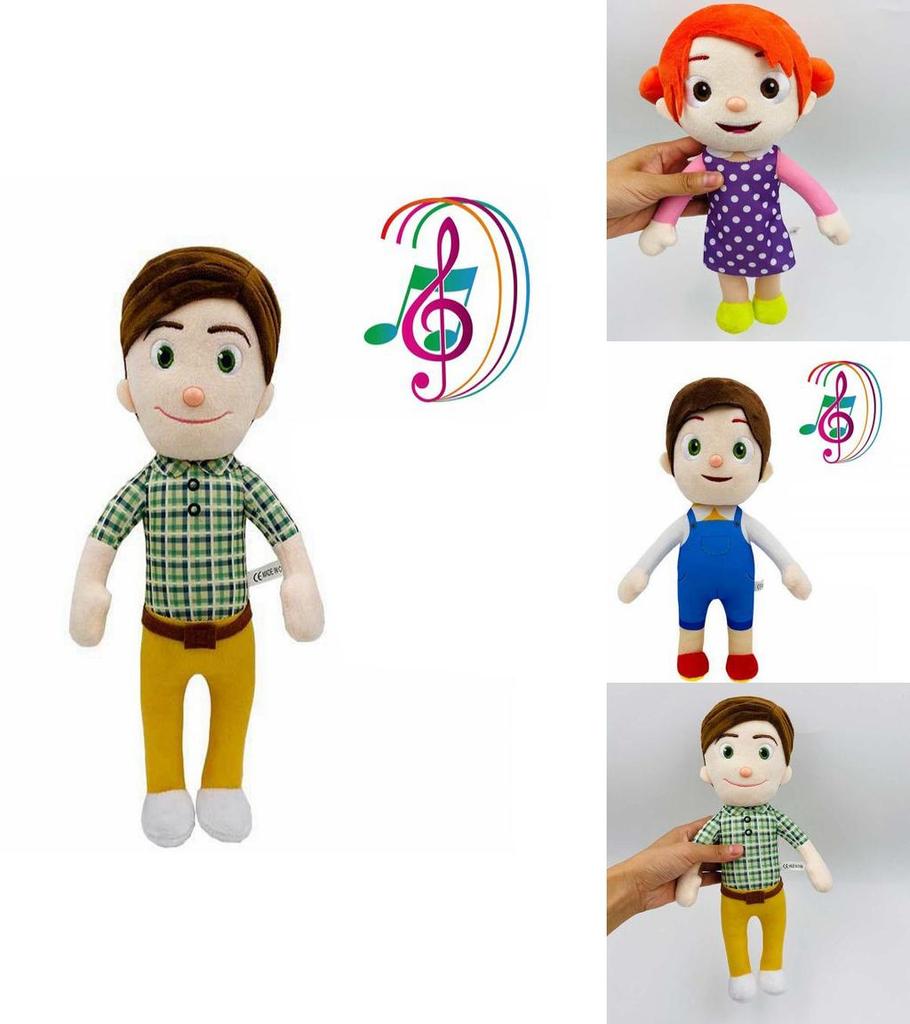 Jucărie de pluș muzicală adorabilă Cocomelon cu caracteristici educative pentru încântarea copiilor