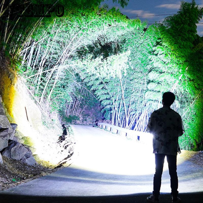 Iluminat Lanternă Portabilă Multifuncțională Proiector Lumină la Distanță Reîncărcabilă Exterior Pescuit Camping Iluminat Lanternă Impermeabilă