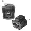 Dark Grey Cylinder Piston Kit Metal Piston Gaskets Kit for KAWASAKI KBH48A HA048J-AS50 TH48