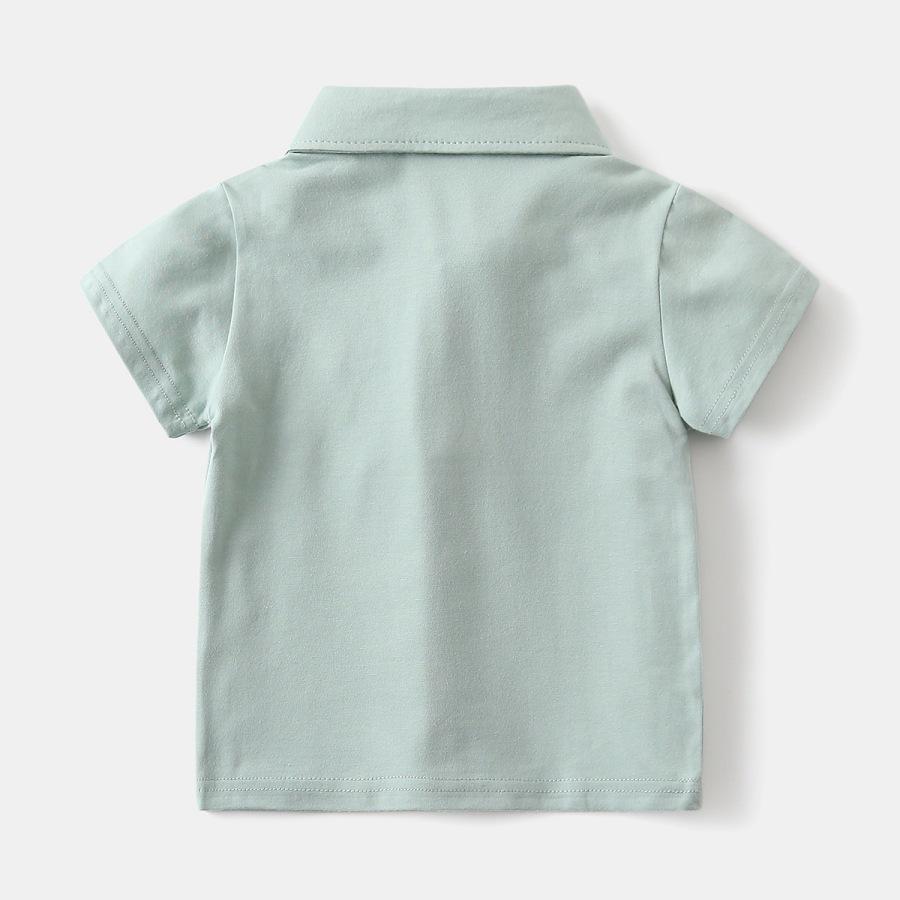 Boys' 2026 Summer Short-Sleeve Polo - Stylish Baby & Toddler Collared T-Shirt
