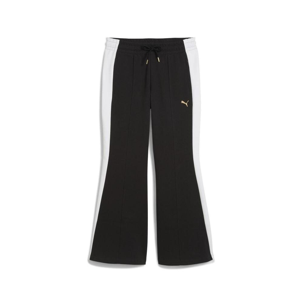 Женские брюки Puma W T7 клеш черные 633959 M