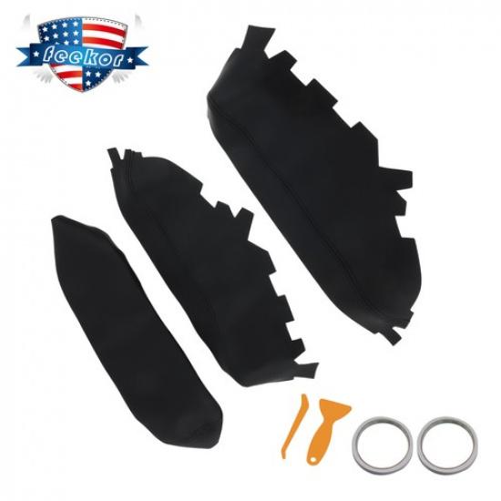 Console Lid Armrest & Door Panel Cover Black for Toyota Avalon 2013-2018