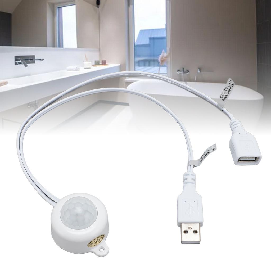 PIR Motion Activated Sensor USB Interface Plug and Play 5V To 24V Infrared Sensor Controller for Light Control