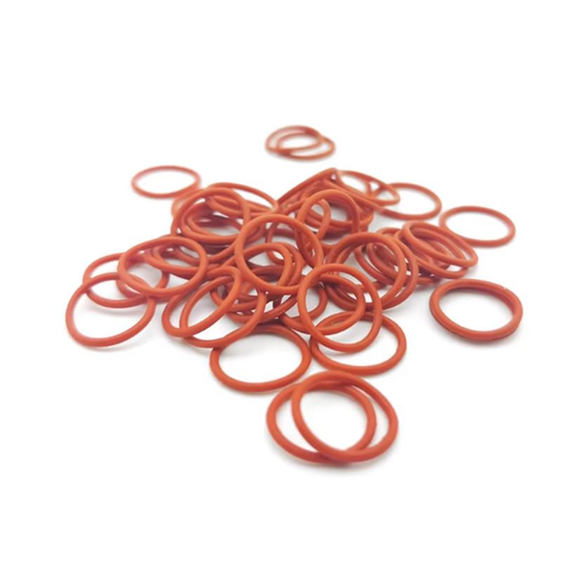 Red Silicone High-Temperature O-Rings