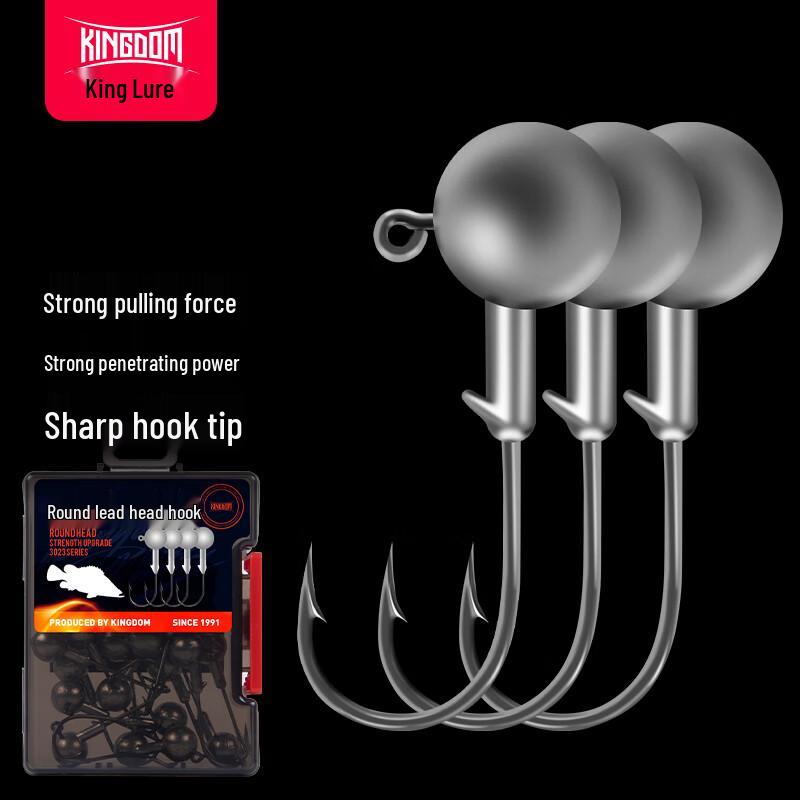 Улучшенная крючок-головка King Lure 3X Anti-Snag для мягких приманок